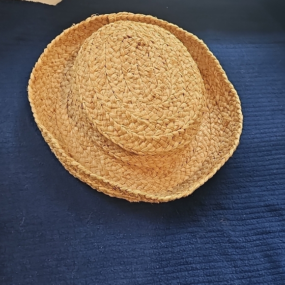 Accessories - Stylish Straw Braided Hat Natural Tan One Size Fits Most